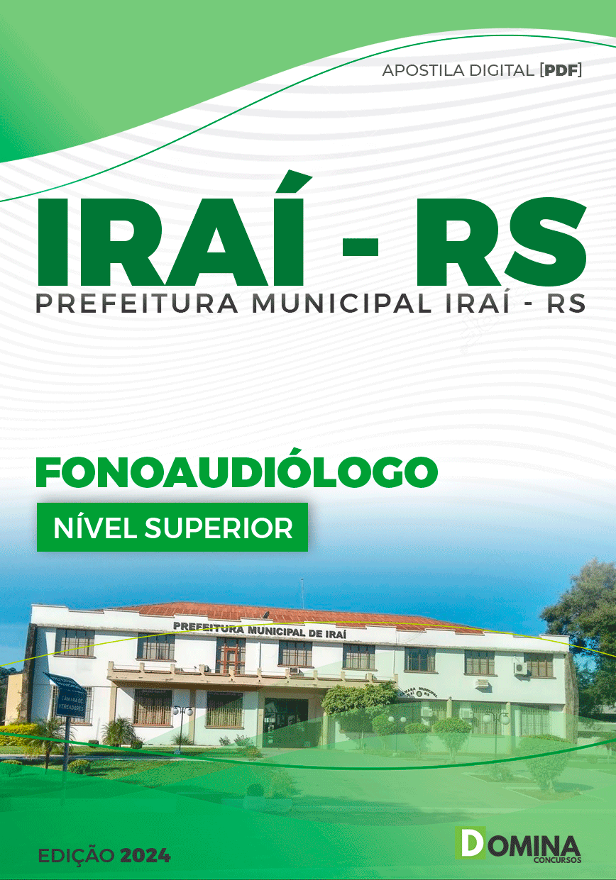Apostila Pref Iraí RS 2024 Fonoaudiólogo