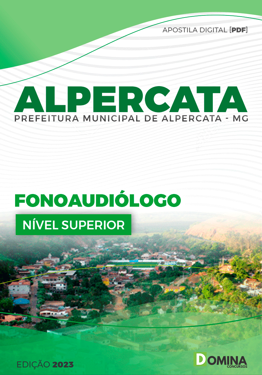 Apostila Pref Alpercata MG 2023 Fonoaudiólogo