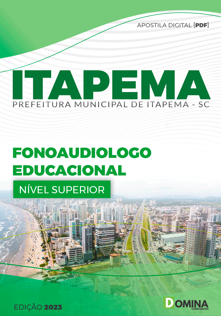 Apostila Pref Itapema SC 2023 Fonoaudiólogo Educacional