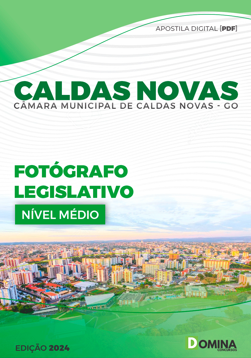 Apostila Câmara Caldas Novas GO 2023 Fotografo Legislativo