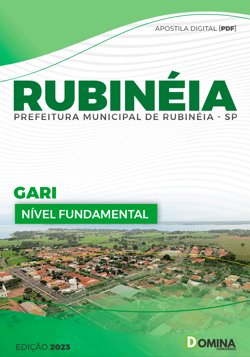 Apostila Concurso Pref Rubinéia SP 2023 Gari