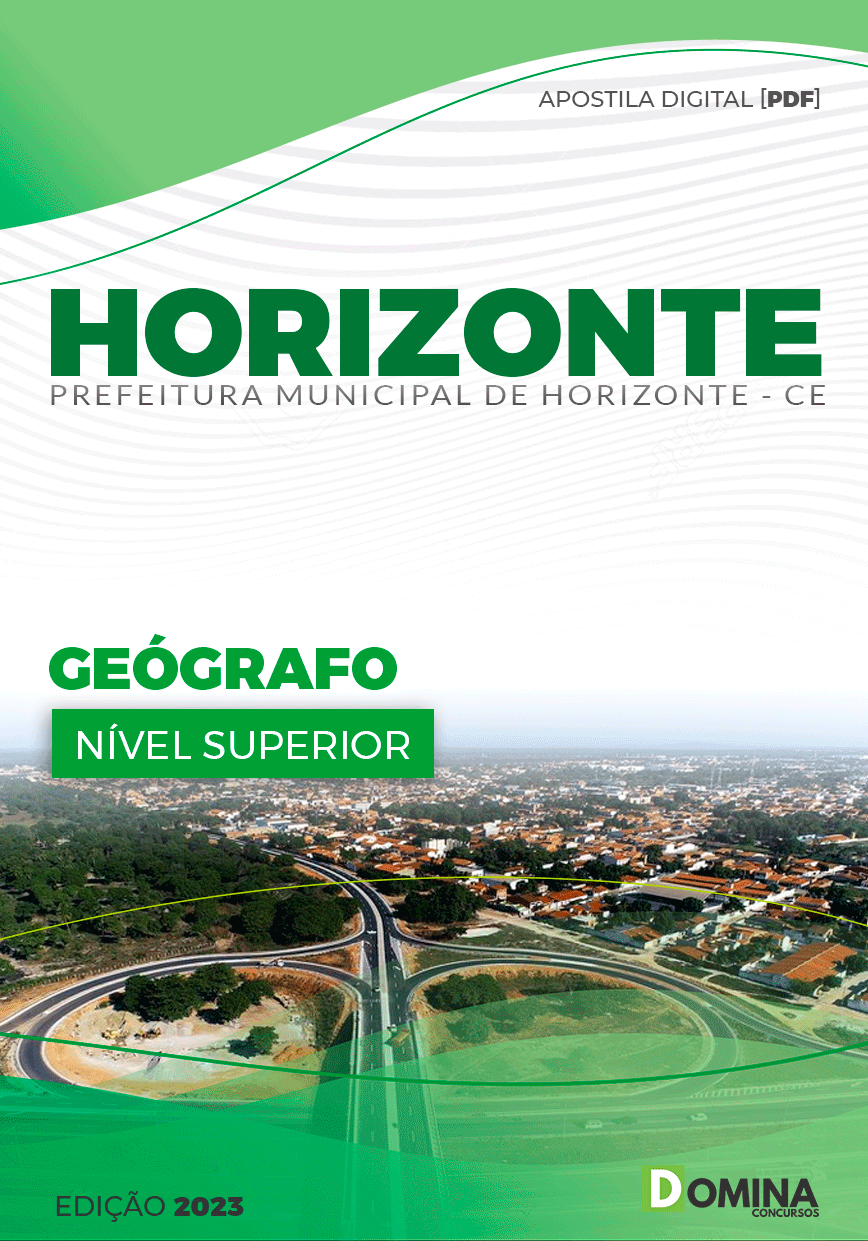 Apostila Pref Horizonte CE 2023 Geógrafo