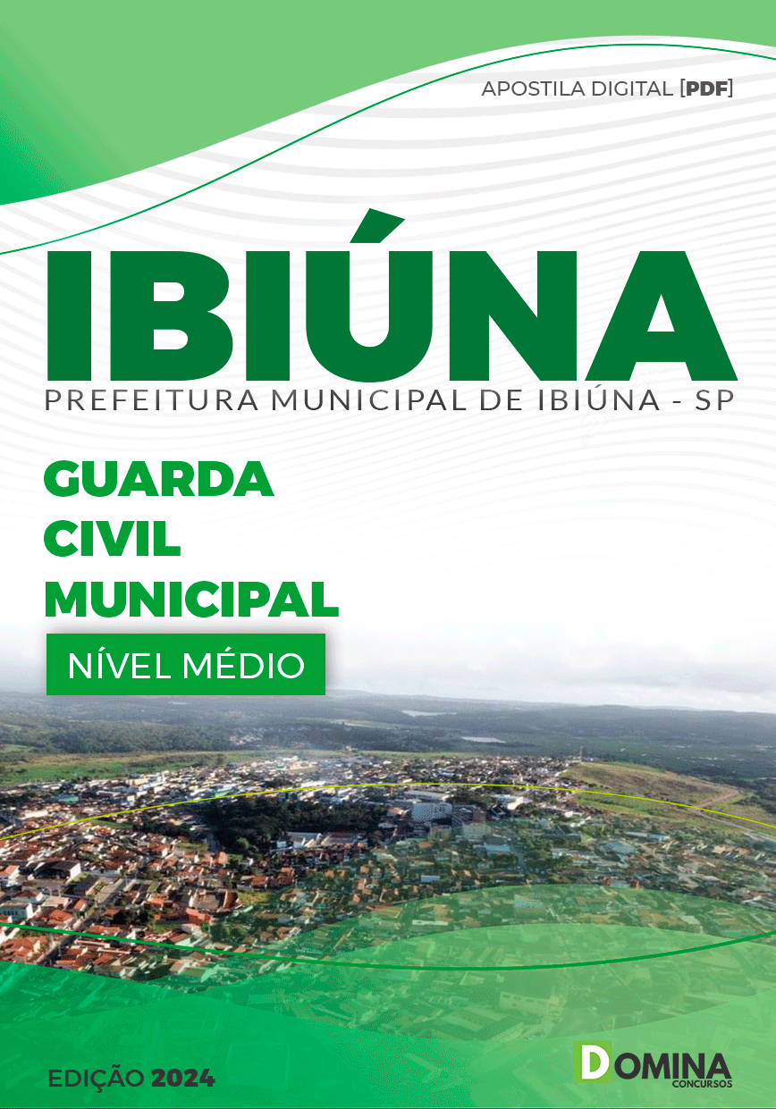 Apostila Pref Ibiúna SP 2024 Guarda Civil Municipal