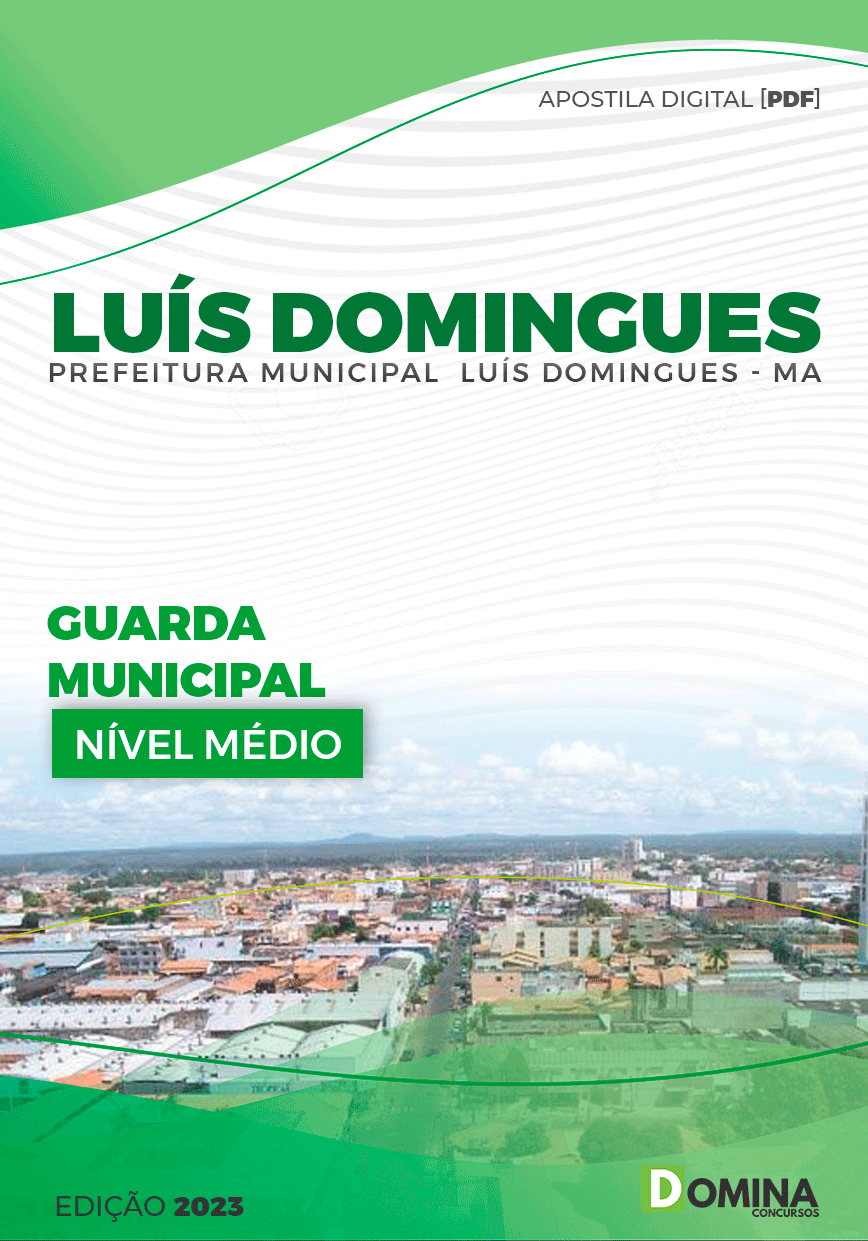 Apostila Pref Luís Domingues MA 2023 Guarda Municipal
