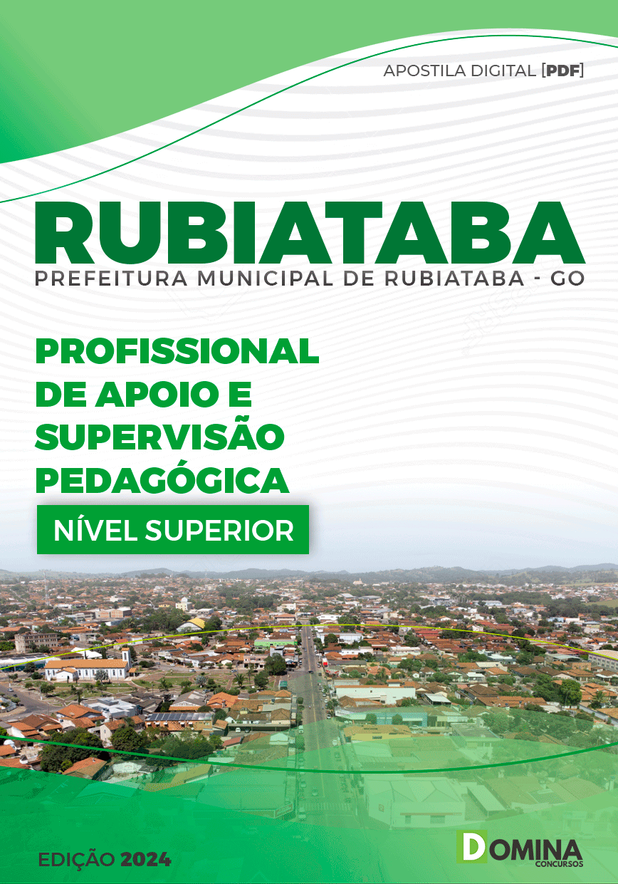 Apostila Pref Rubiataba GO 2024 Profissional de Apoio Pedagógico
