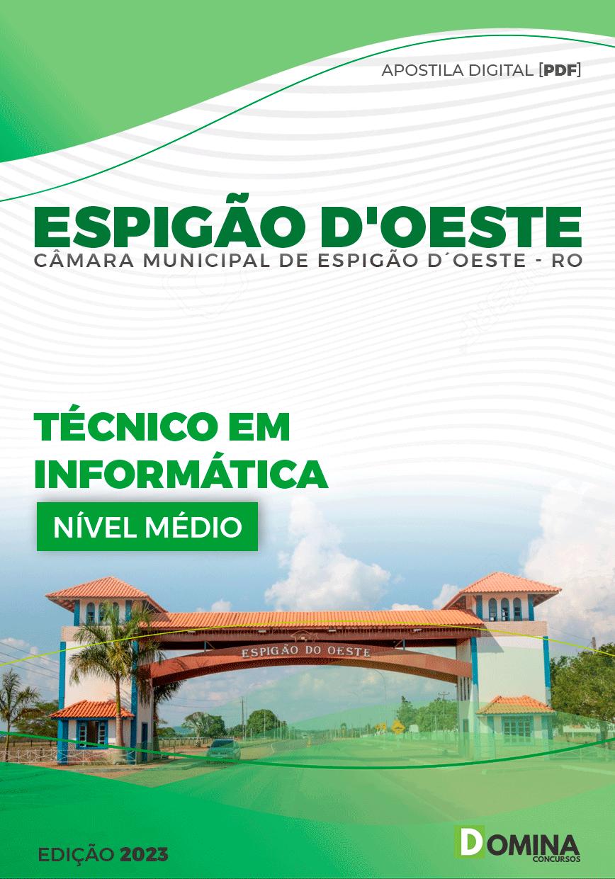 Apostila Pref Espigão D’oeste RO 2023 Técnico Informática
