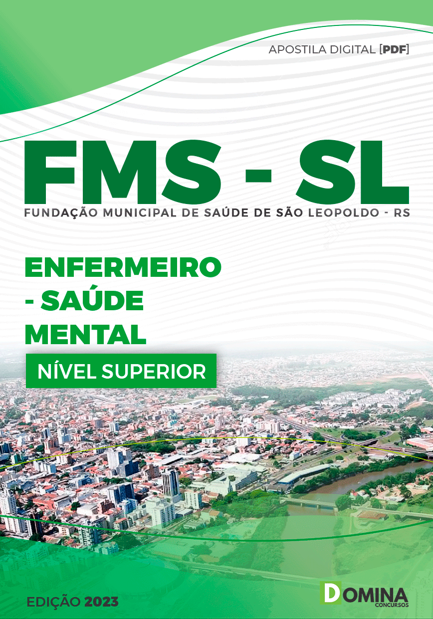Apostila FMS São Leopoldo RS 2023 Enfermeiro Saúde Mental