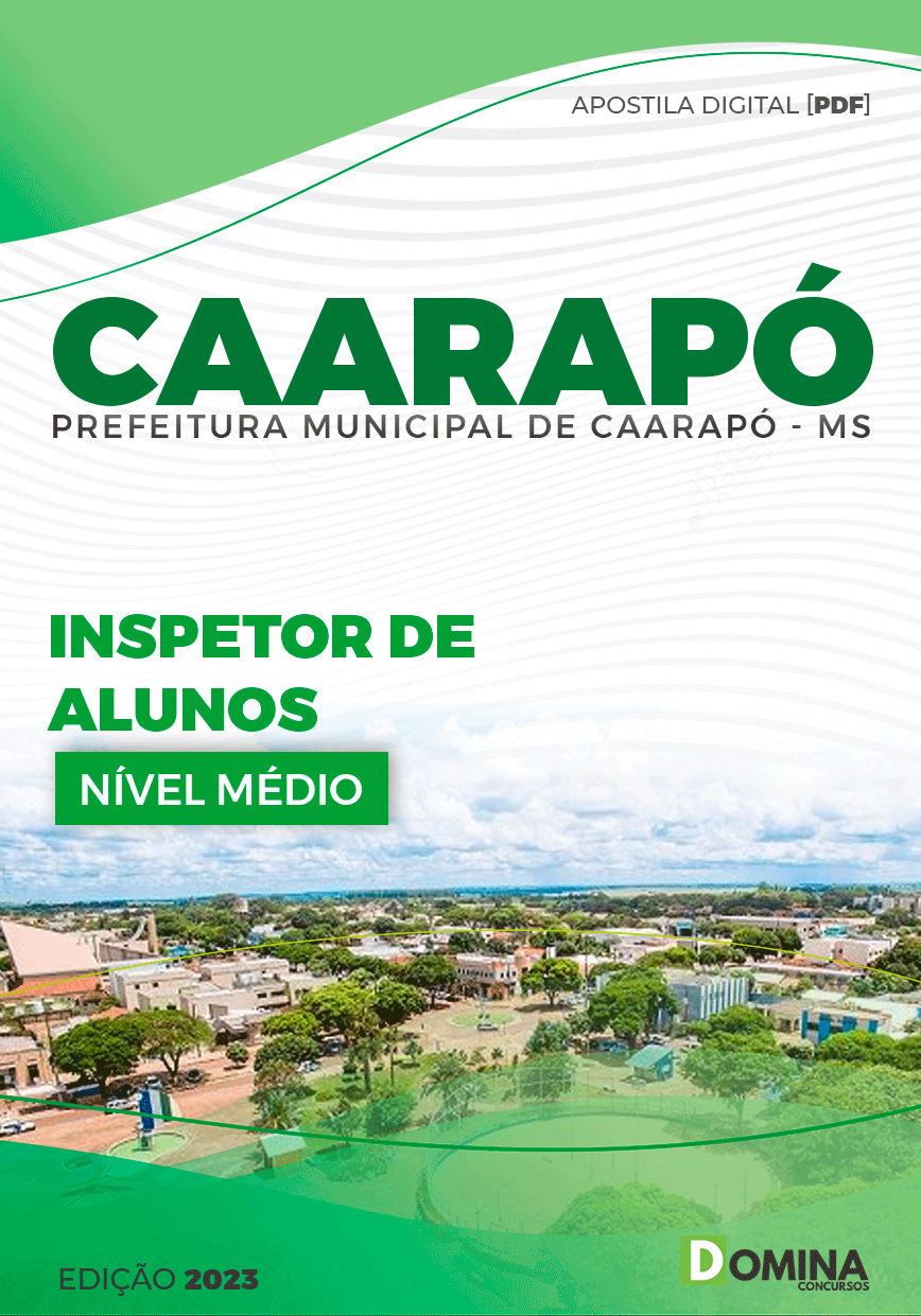 Apostila Concurso Pref Caarapó MS 2023 Inspetor Alunos