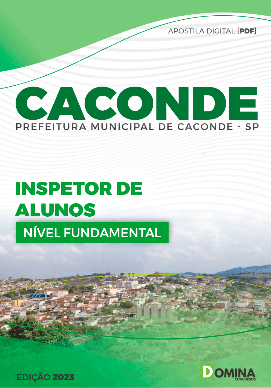 Apostila Concurso Pref Caconde SP 2023 Inspetor Alunos