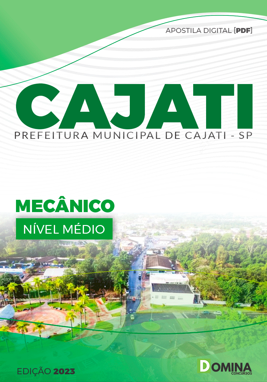 Apostila Pref Cajati SP 2023 Mecânico