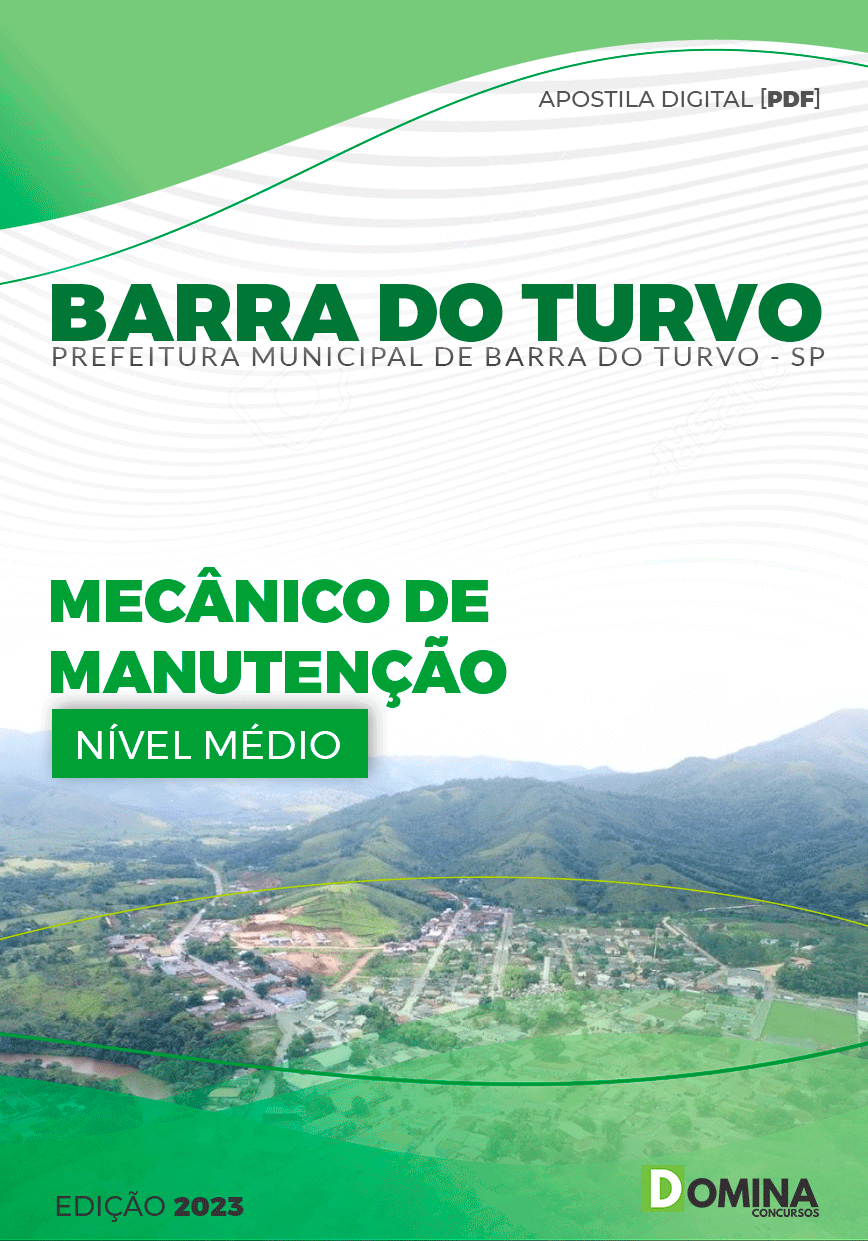 Apostila Pref Barra do Turvo SP 2023 Mecânico Manutenção