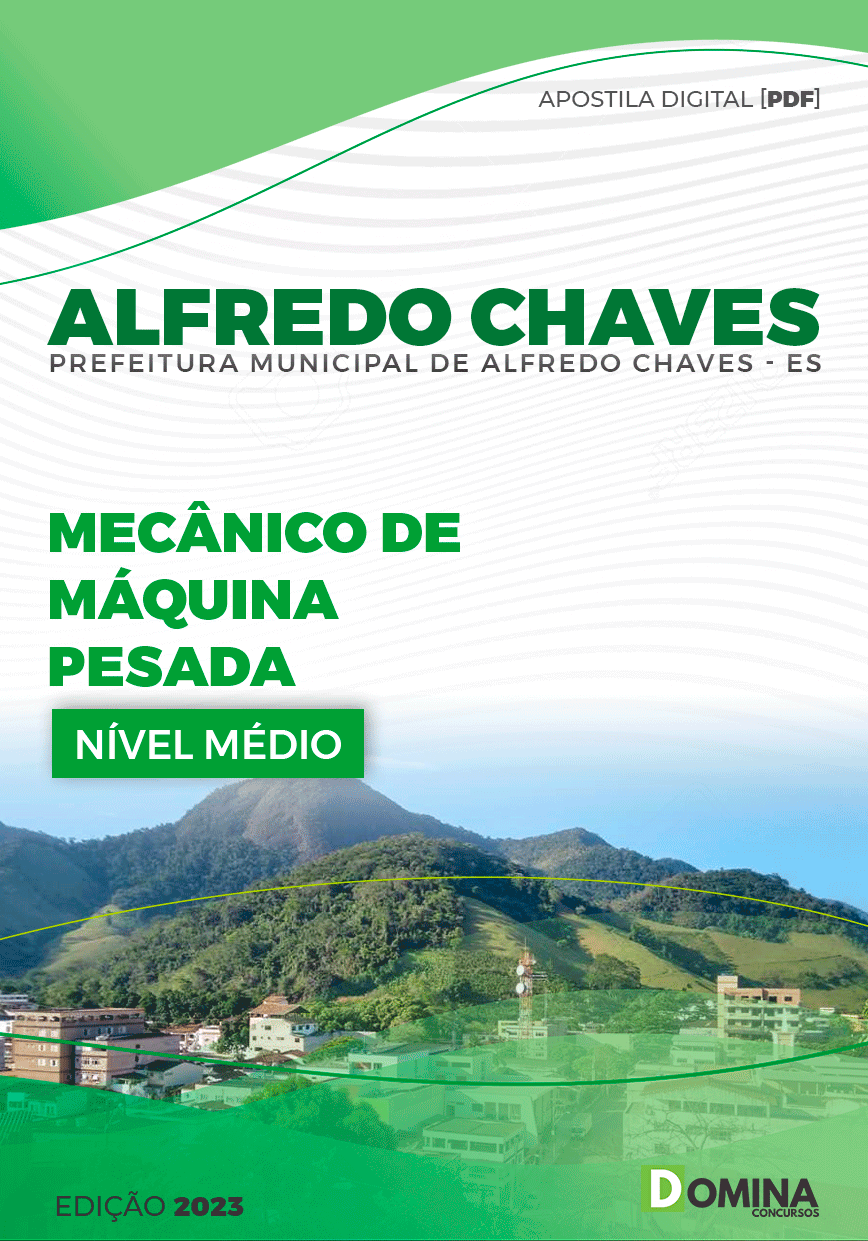 Apostila Pref Alfredo Chaves ES 2023 Mecânico Máquina Pesada