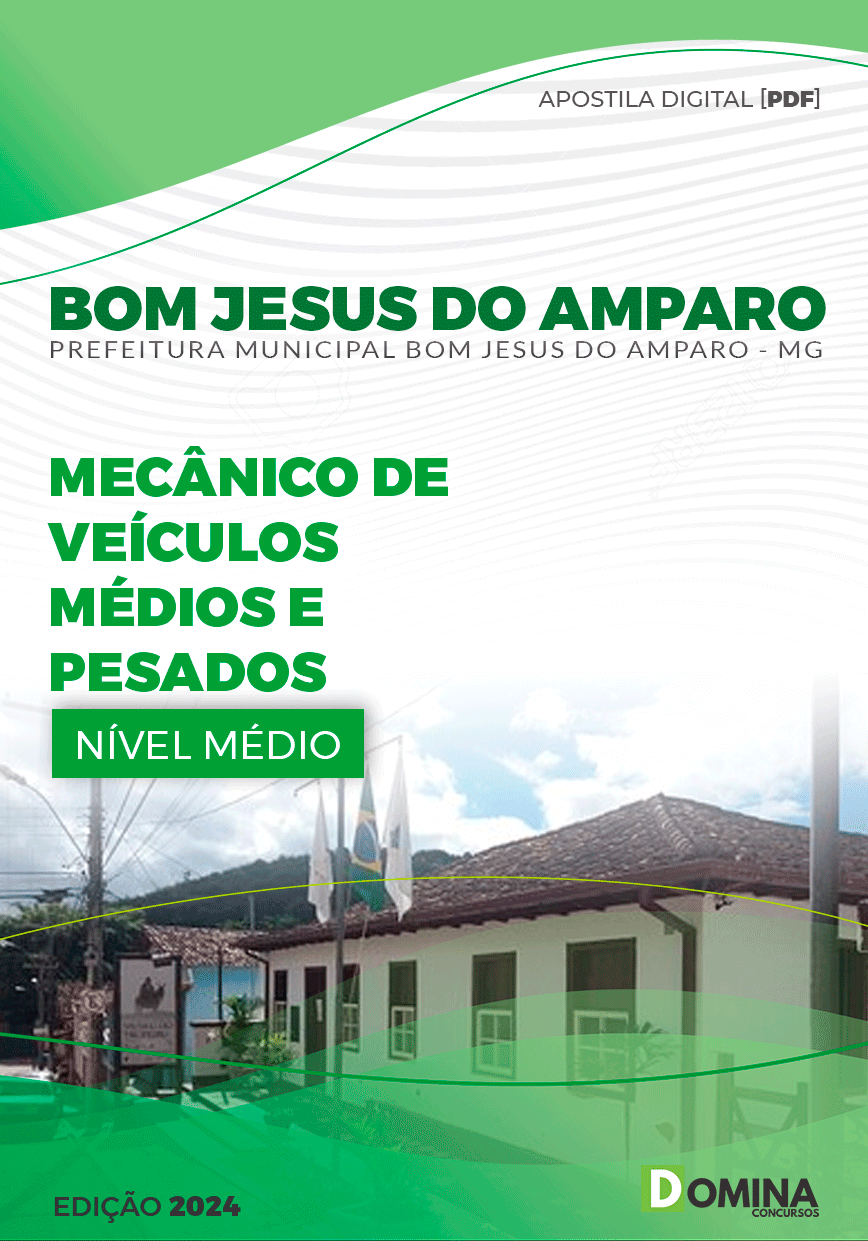 Pref Bom Jesus do Amparo MG 2024 Mecânico de Veículos