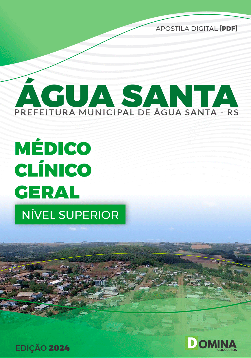Apostila Pref Água Santa RS 2024 Médico Clínico Geral