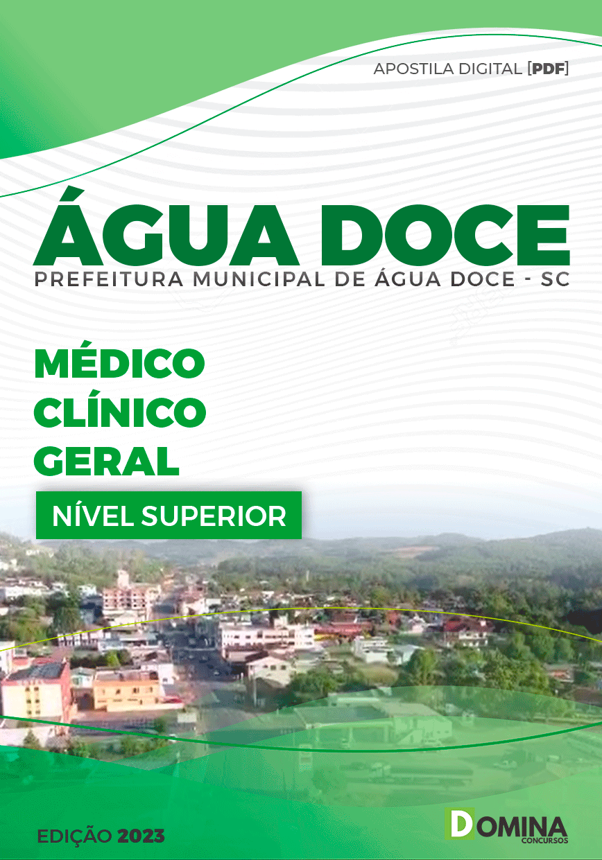Apostila Pref Água Doce SC 2023 Médico Clínico Geral