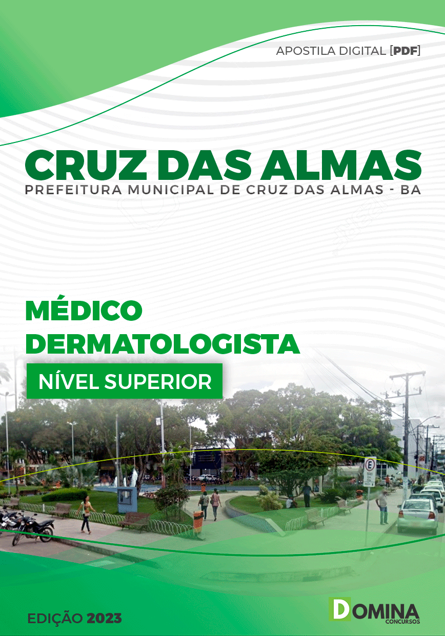 Apostila Pref Cruz das Almas BA 2023 Médico Dermatologista