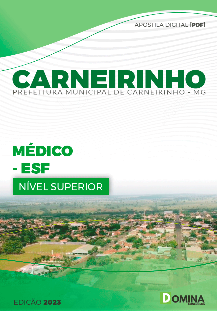 Apostila Pref Carneirinho MG 2023 Médico ESF