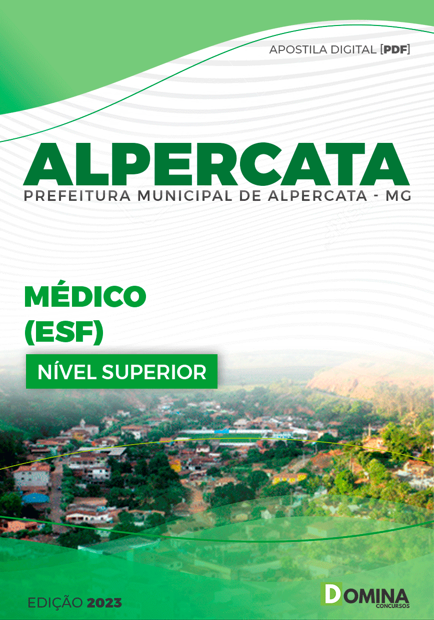 Apostila Pref Alpercata MG 2023 Médico ESF