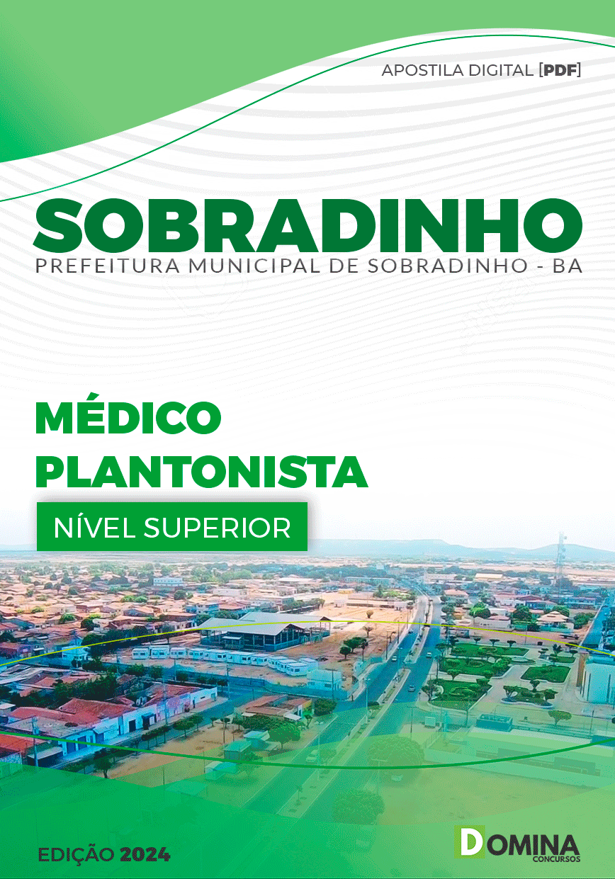 Apostila Pref Sobradinho BA 2023 Médico Plantonista