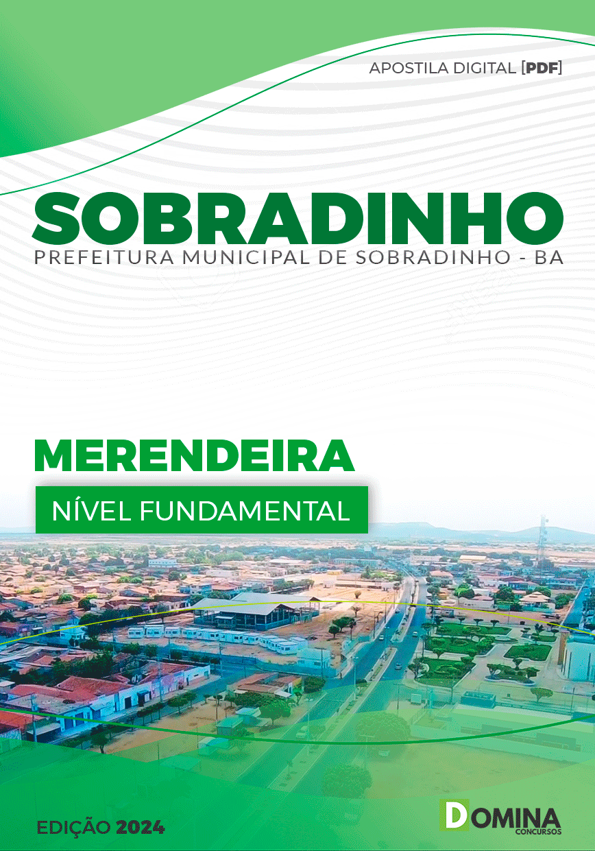 Apostila Pref Sobradinho BA 2023 Merendeira