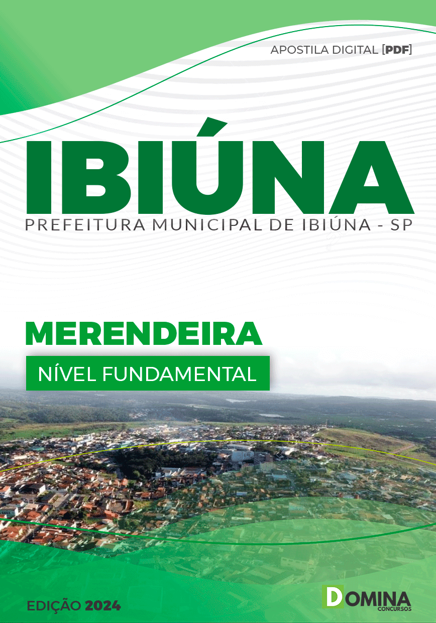 Apostila Pref Ibiúna SP 2024 Merendeira