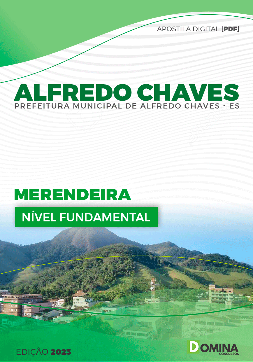 Apostila Pref Alfredo Chaves ES 2023 Merendeira