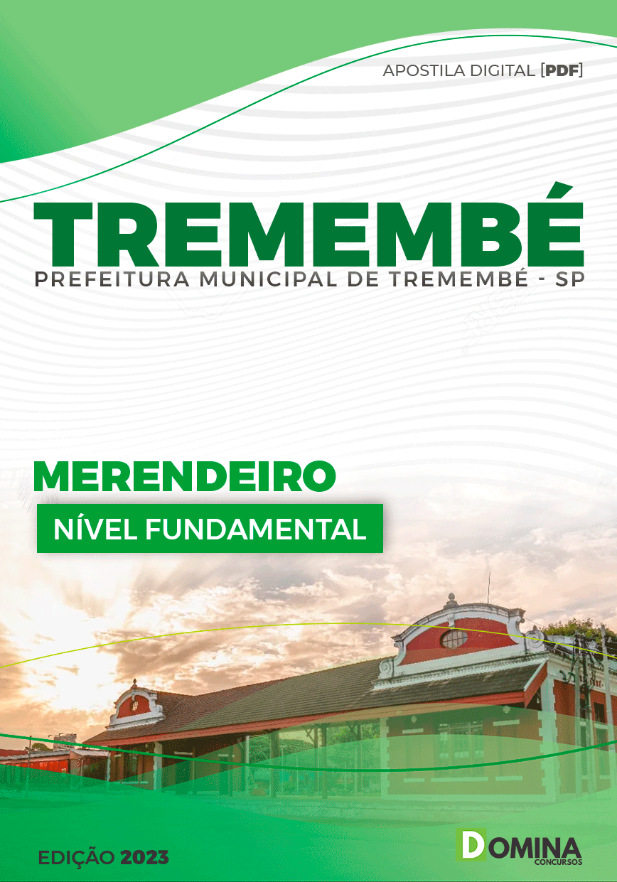 Apostila Pref Tremembé SP 2023 Merendeiro