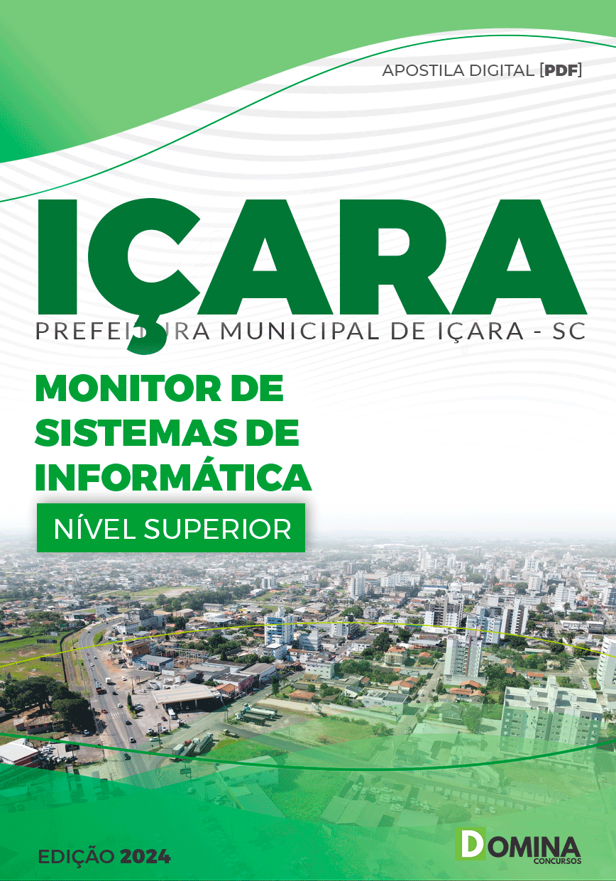 Apostila Pref Içara SC 2024 Monitor de Sistemas de Informática