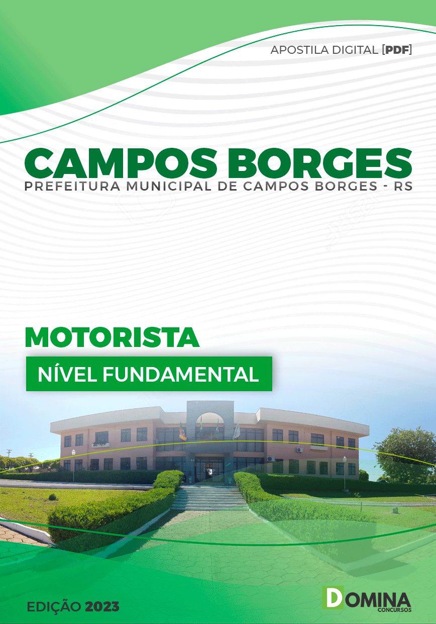 Apostila Pref Campos Borges RS 2023 Motorista
