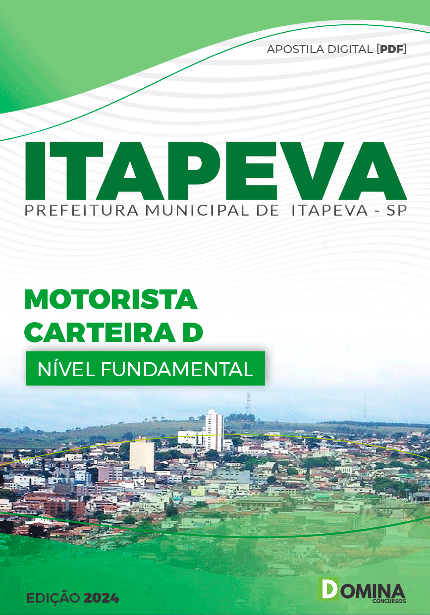 Apostila Pref Itapeva SP 2024 Motorista Carteira D