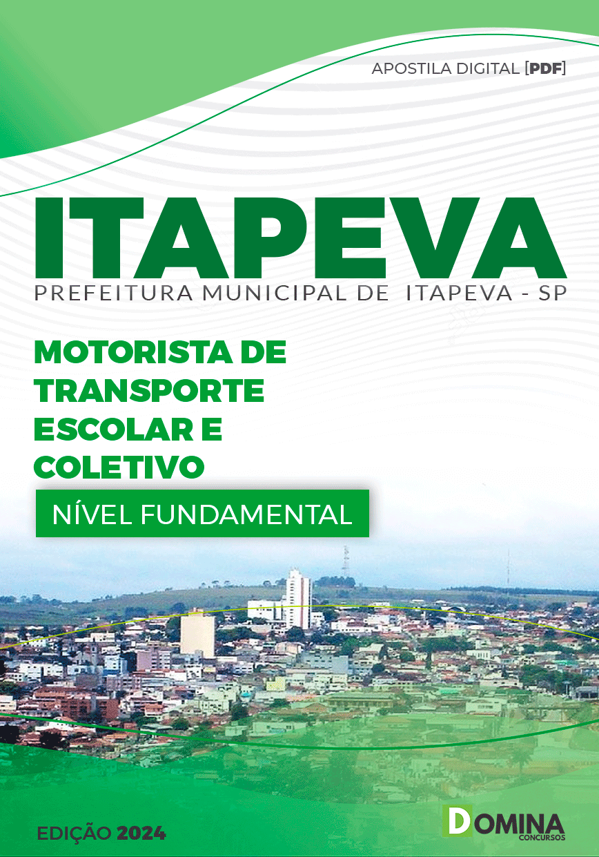 Apostila Pref Itapeva SP 2024 Motorista Transporte Escolar