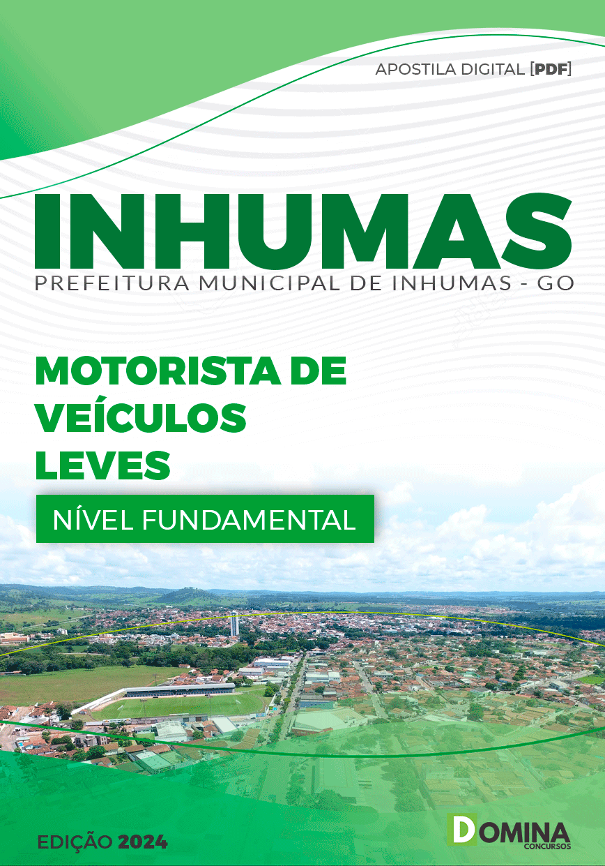 Apostila Pref Inhumas GO 2024 Motorista de Veículos Leves