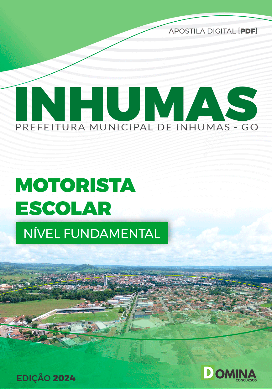 Apostila Pref Inhumas GO 2024 Motorista Escolar