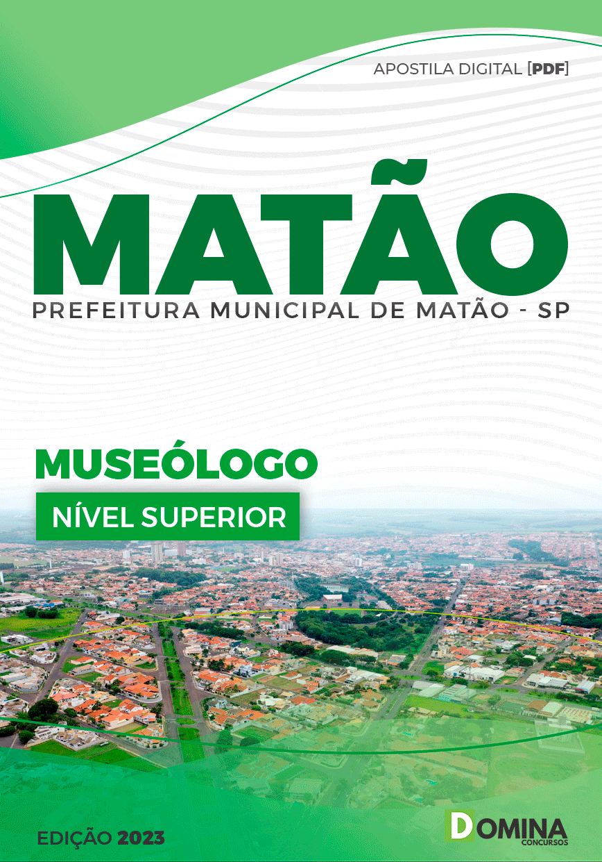 Apostila Pref Matão SP 2023 Museólogo