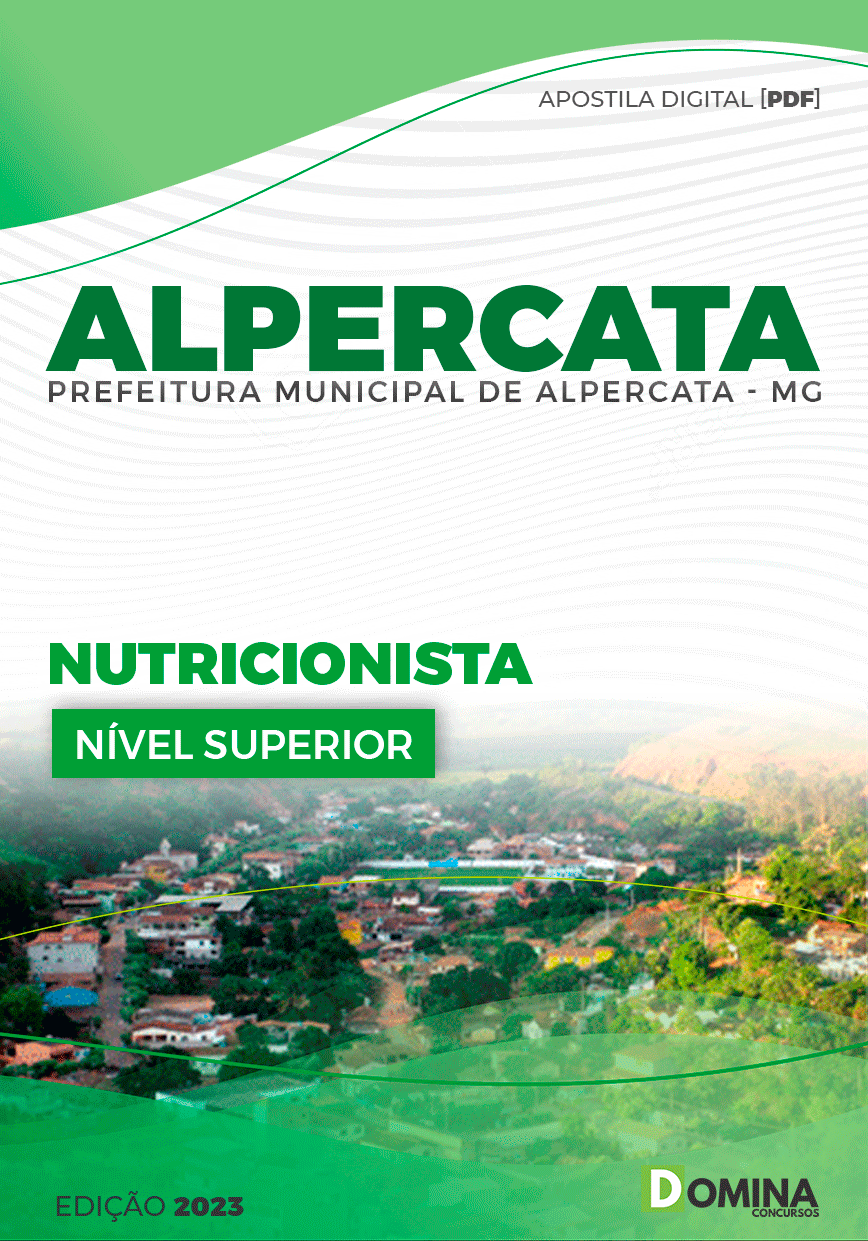 Apostila Pref Alpercata MG 2023 Nutricionista