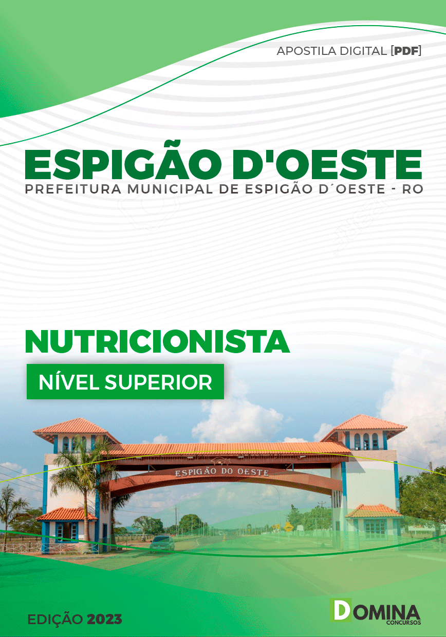 Apostila Pref Espigão D’oeste RO 2023 Nutricionista