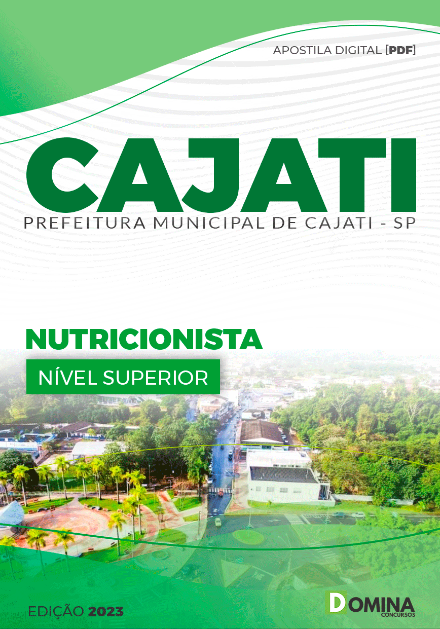 Apostila Pref Cajati SP 2023 Nutricionista