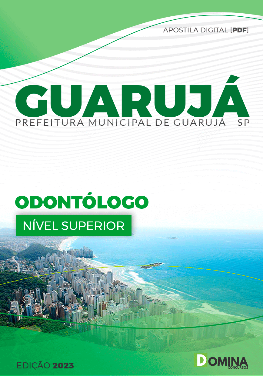 Apostila Pref Guarujá SP 2023 Odontólogo