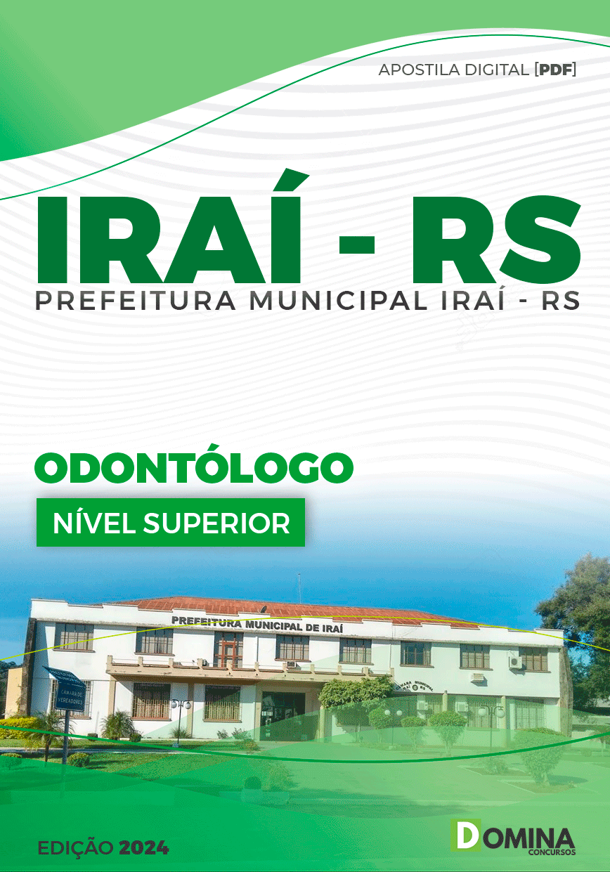 Apostila Pref Iraí RS 2024 Odontólogo