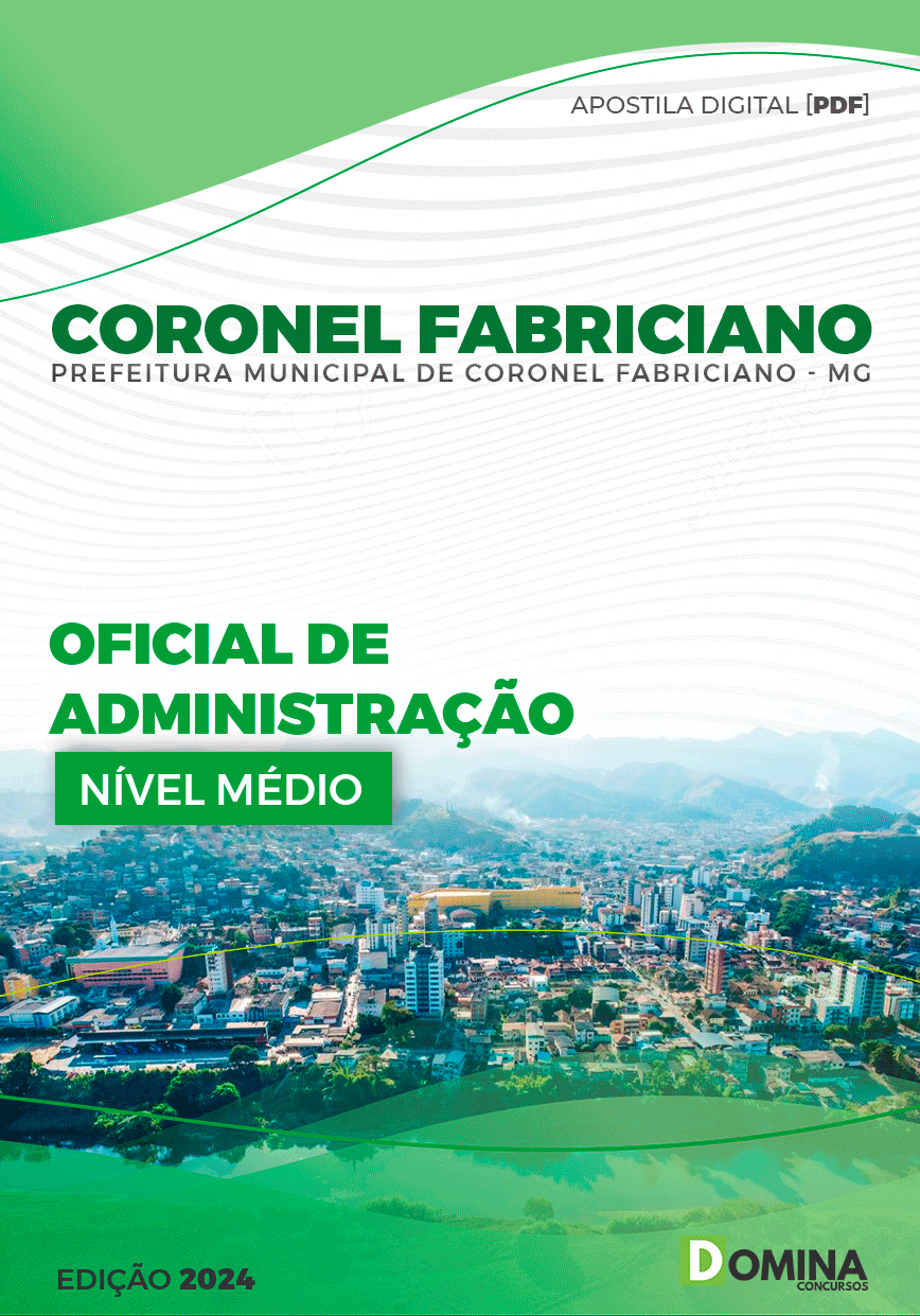 Pref Coronel Fabriciano MG 2024 Oficial de Administração