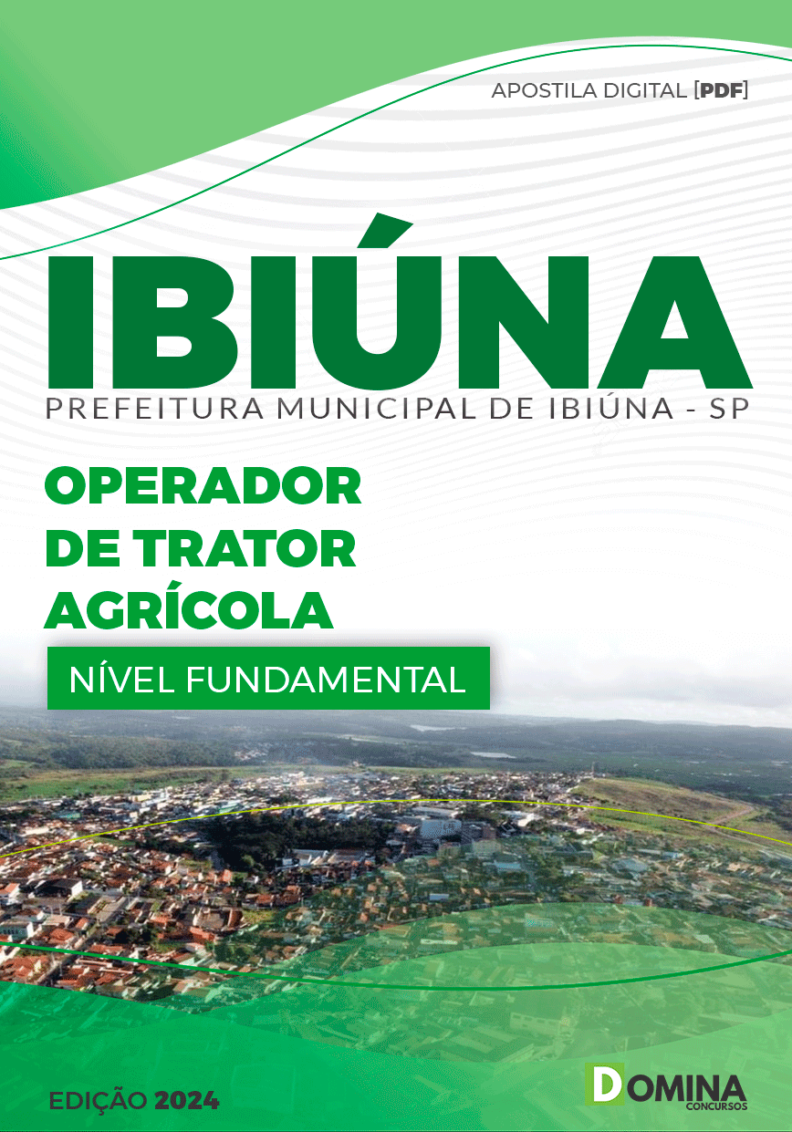 Apostila Pref Ibiúna SP 2024 Operador de Trator Agrícola