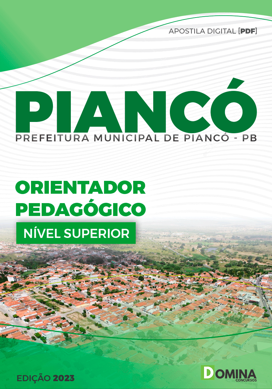 Apostila Pref Piancó PB 2023 Orientador Pedagógico