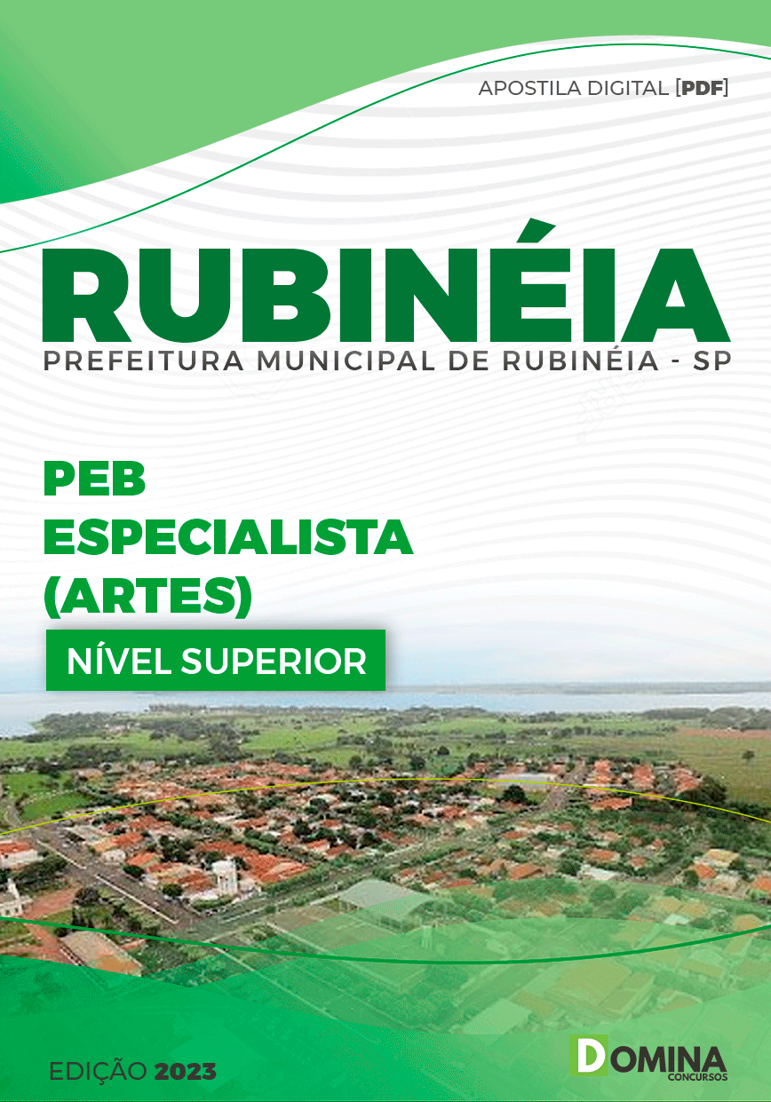 Apostila Pref Rubinéia SP 2023 PEB Especialista Artes