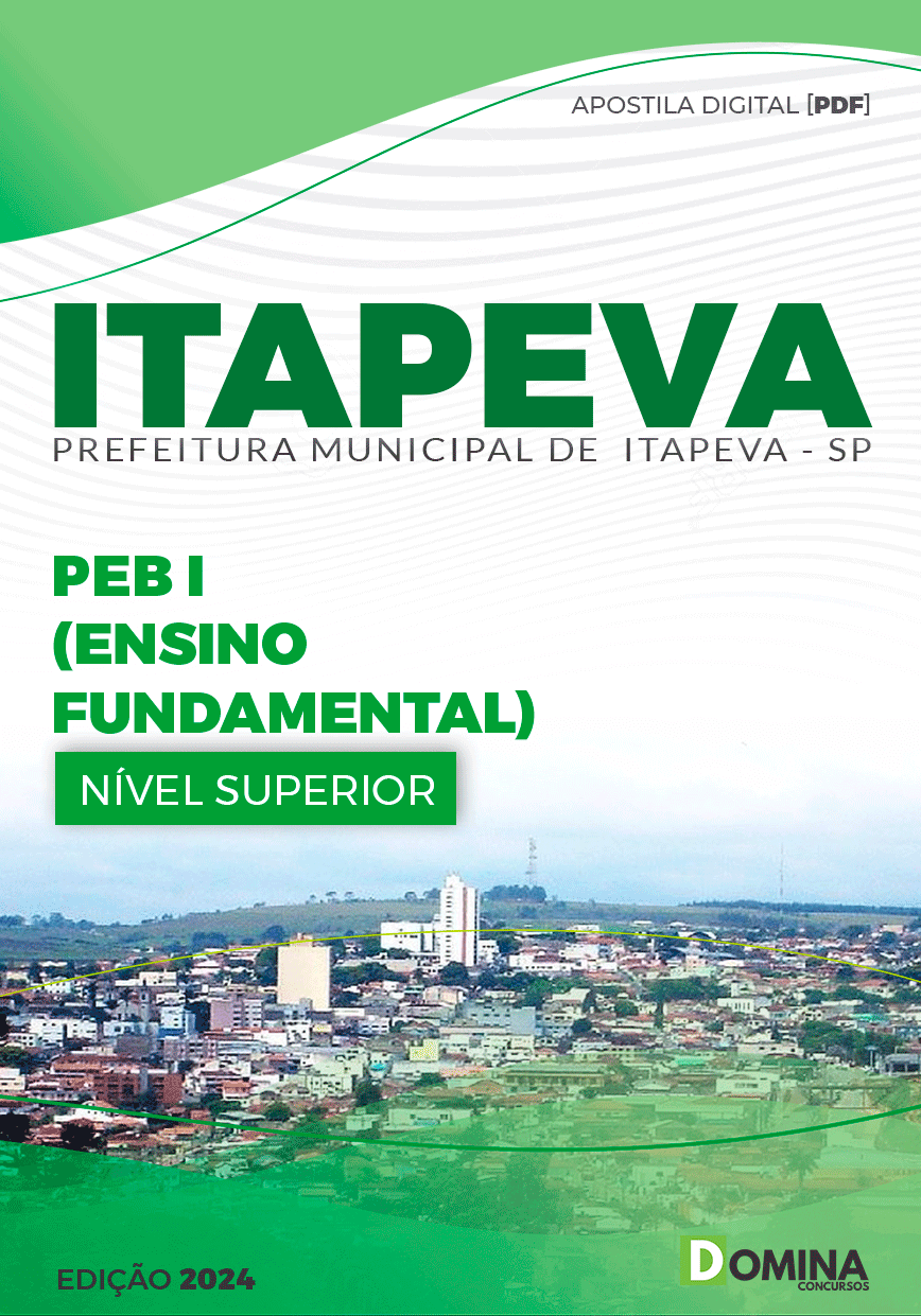 Apostila Pref Itapeva SP 2024 Professor Ensino Fundamental