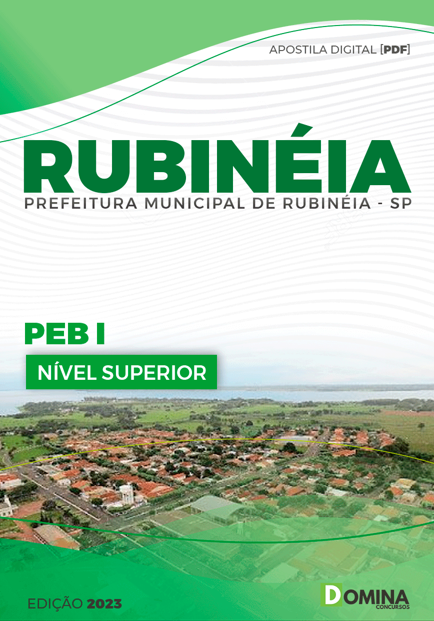 Apostila Concurso Pref Rubinéia SP 2023 PEB I