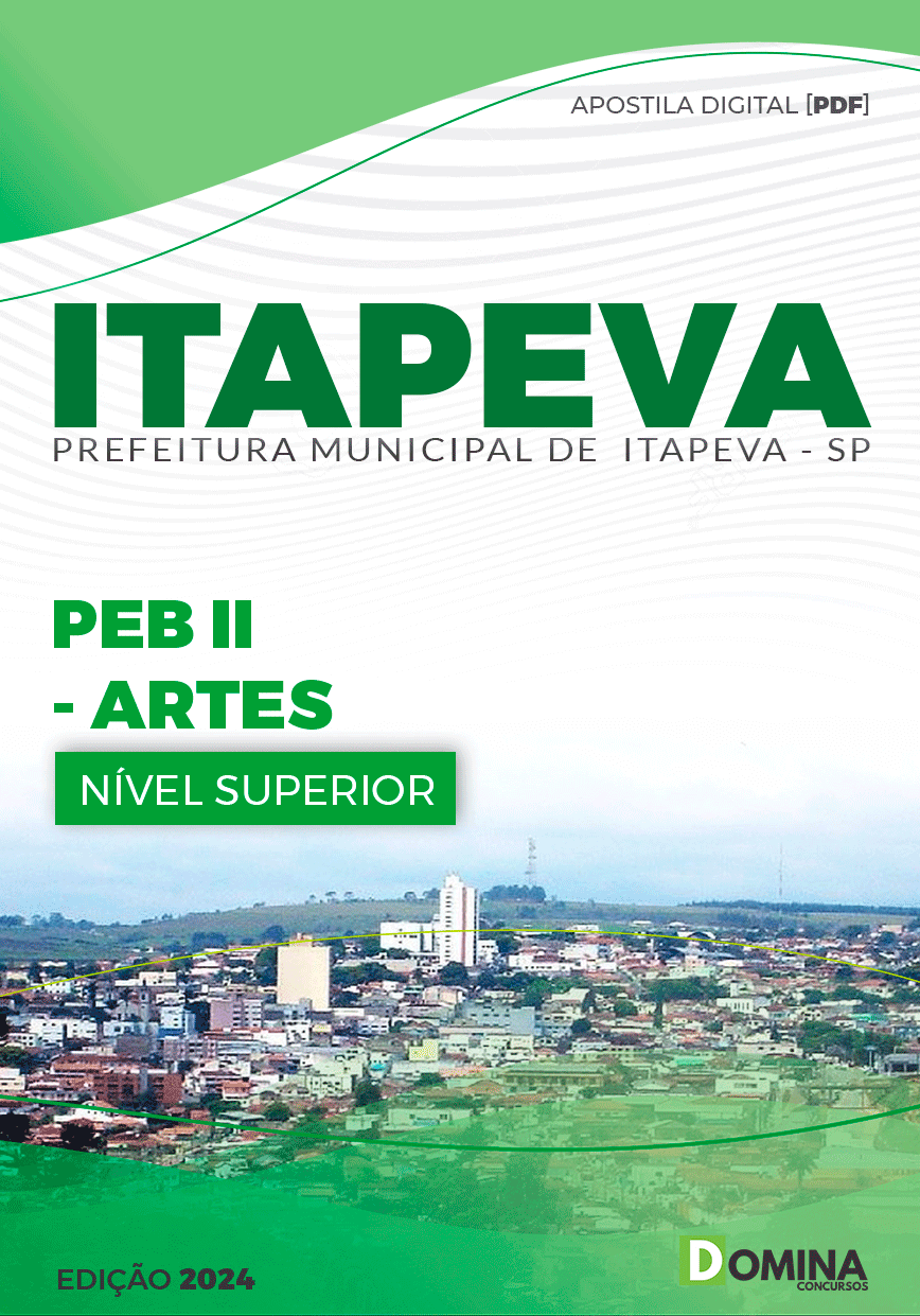 Apostila Pref Itapeva SP 2024 Professor de Artes