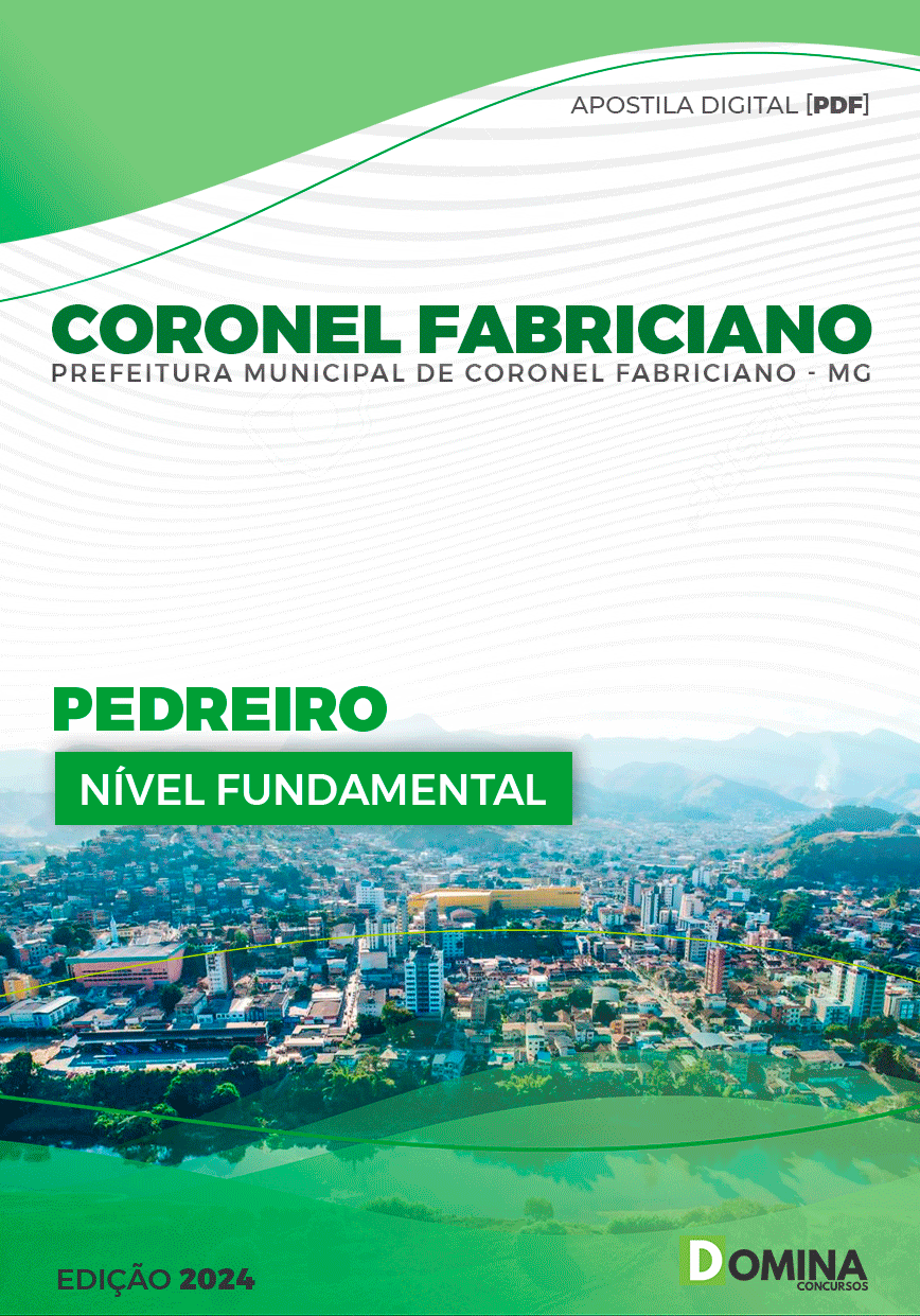 Pref Coronel Fabriciano MG 2024 Pedreiro