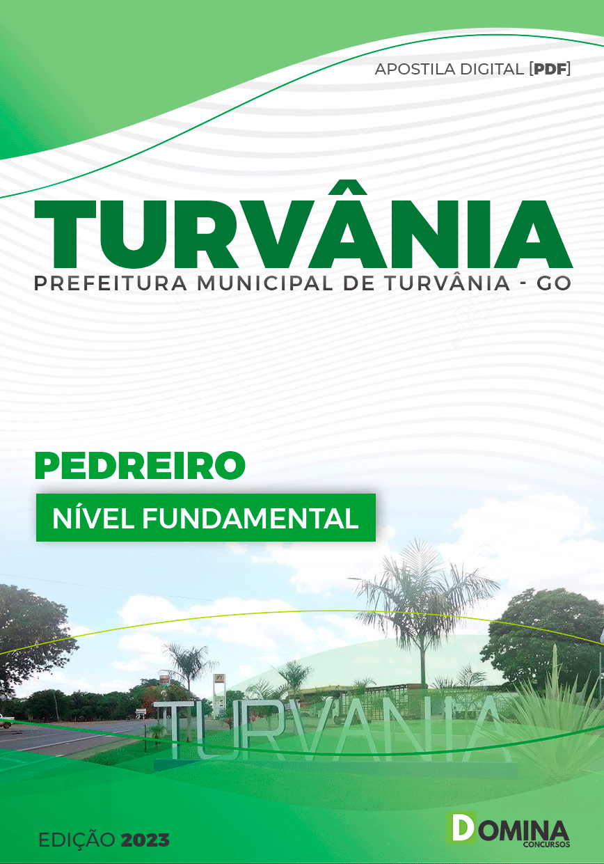 Apostila Pref Turvânia GO 2023 Pedreiro