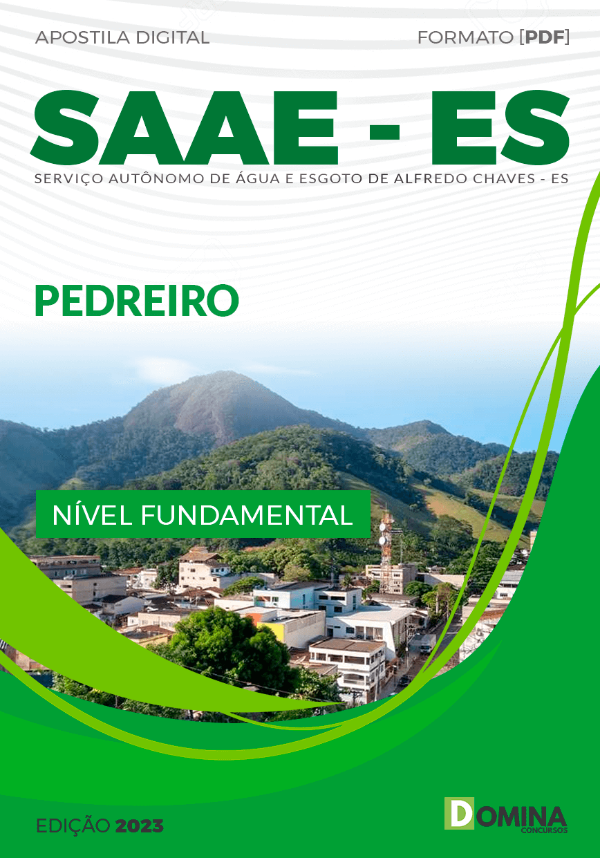 Apostila SAAE Alfredo Chaves ES 2023 Pedreiro