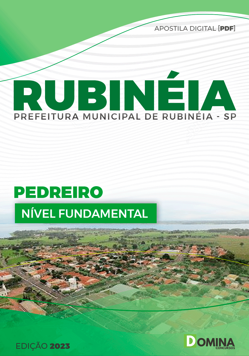 Apostila Concurso Pref Rubinéia SP 2023 Pedreiro